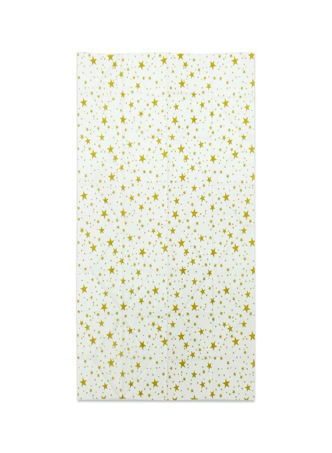 Fanxyware Star Shaped Origami Dinner Napkins with Gold Stars on White (Disposable) - 12 Pack, 23" x 15", 3-Ply Paper - Style Name: Pop Gaze - Image 5